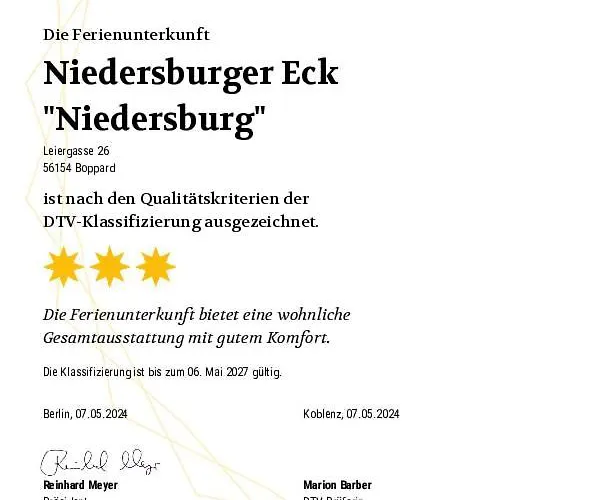 Niedersburger Eck, Wandern, Radfahren, Geniessen, Erholen * Boppard