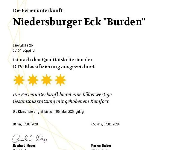 Niedersburger Eck, Wandern, Radfahren, Geniessen, Erholen * Boppard